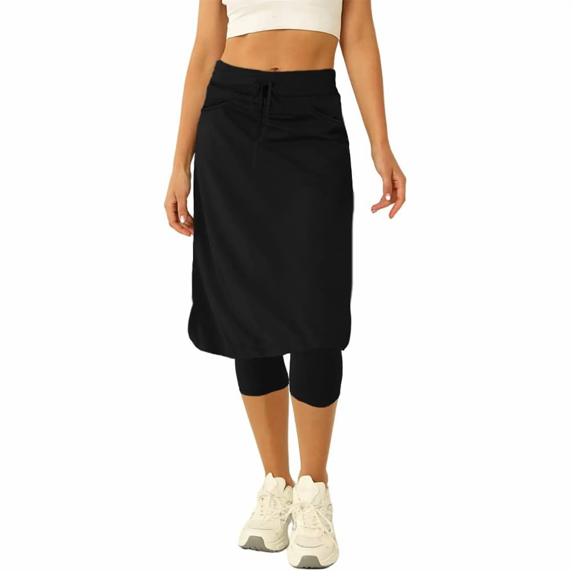 🎾 Knee-Length Active Tennis Skort