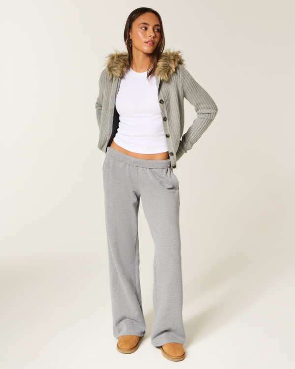 Hollister Feel Good Wide-Leg Sweatpants