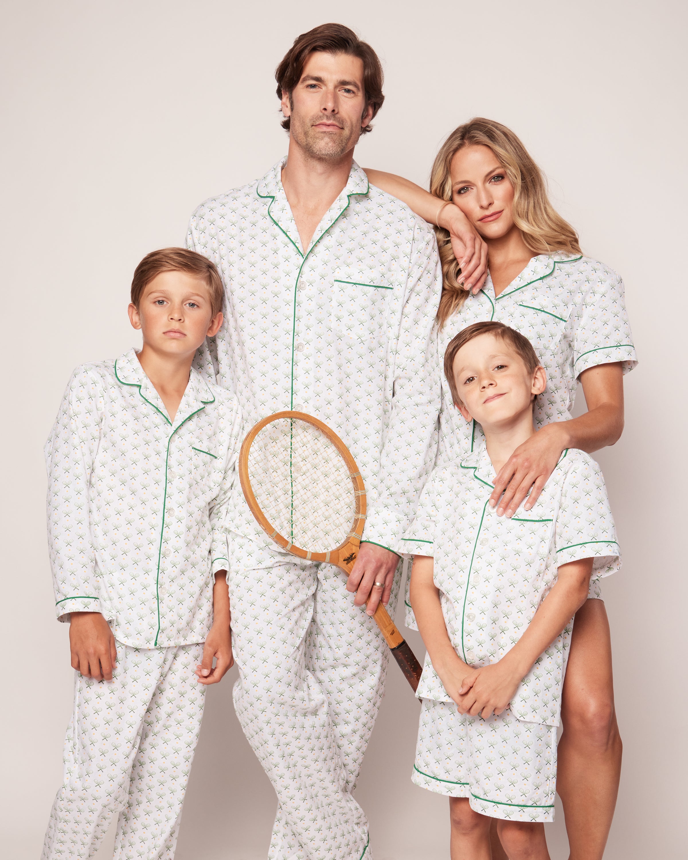 Men's Twill Pajama Set in Match Point
