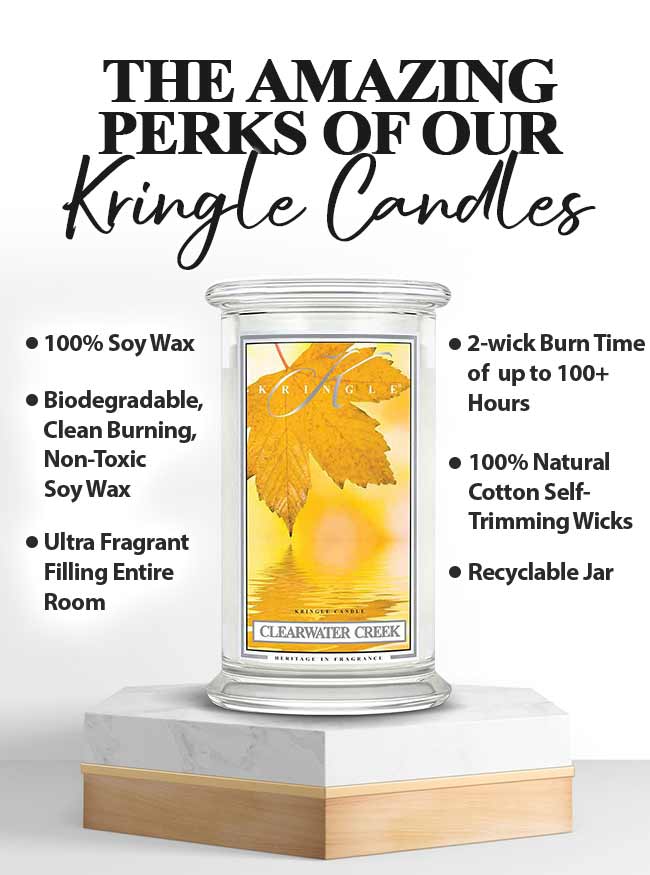 Clearwater Creek Large jar | Soy Candle
