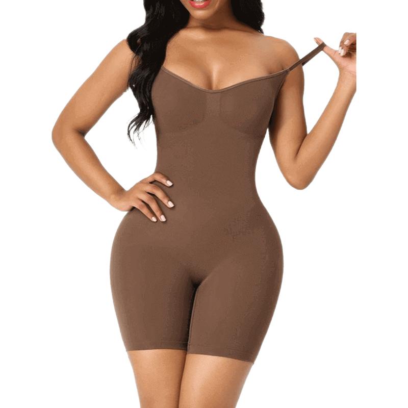 Women Butt Lifter Bodysuit  Tummy Control Shapewear Seamless Womenswear Comfort Spaghetti Strap Hip Underwear Basic Minimalist TikTokShopBlackFriday