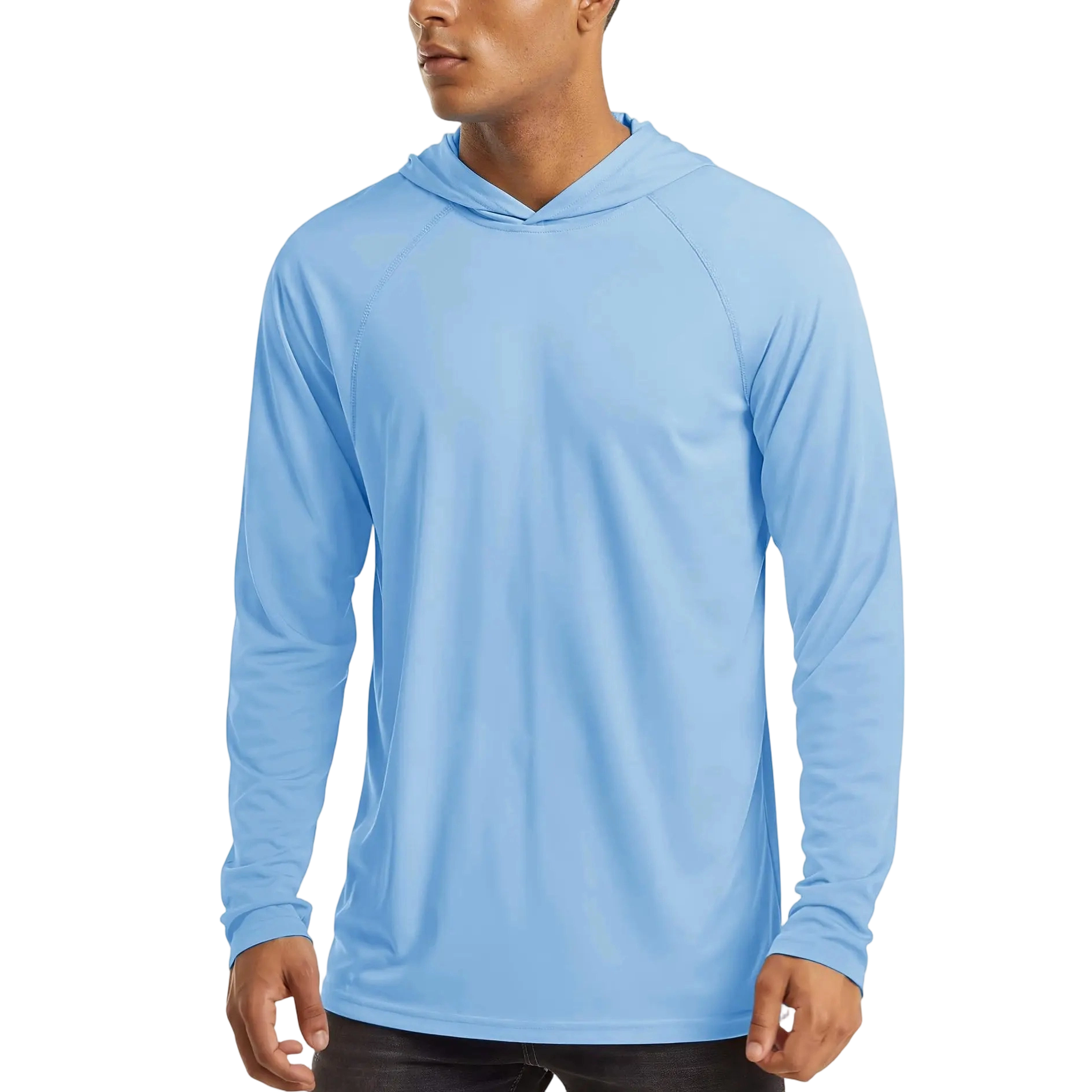Men's Quick-Dry Hooded Work Shirts 6-Pack – Stay Cool & Protected All Day