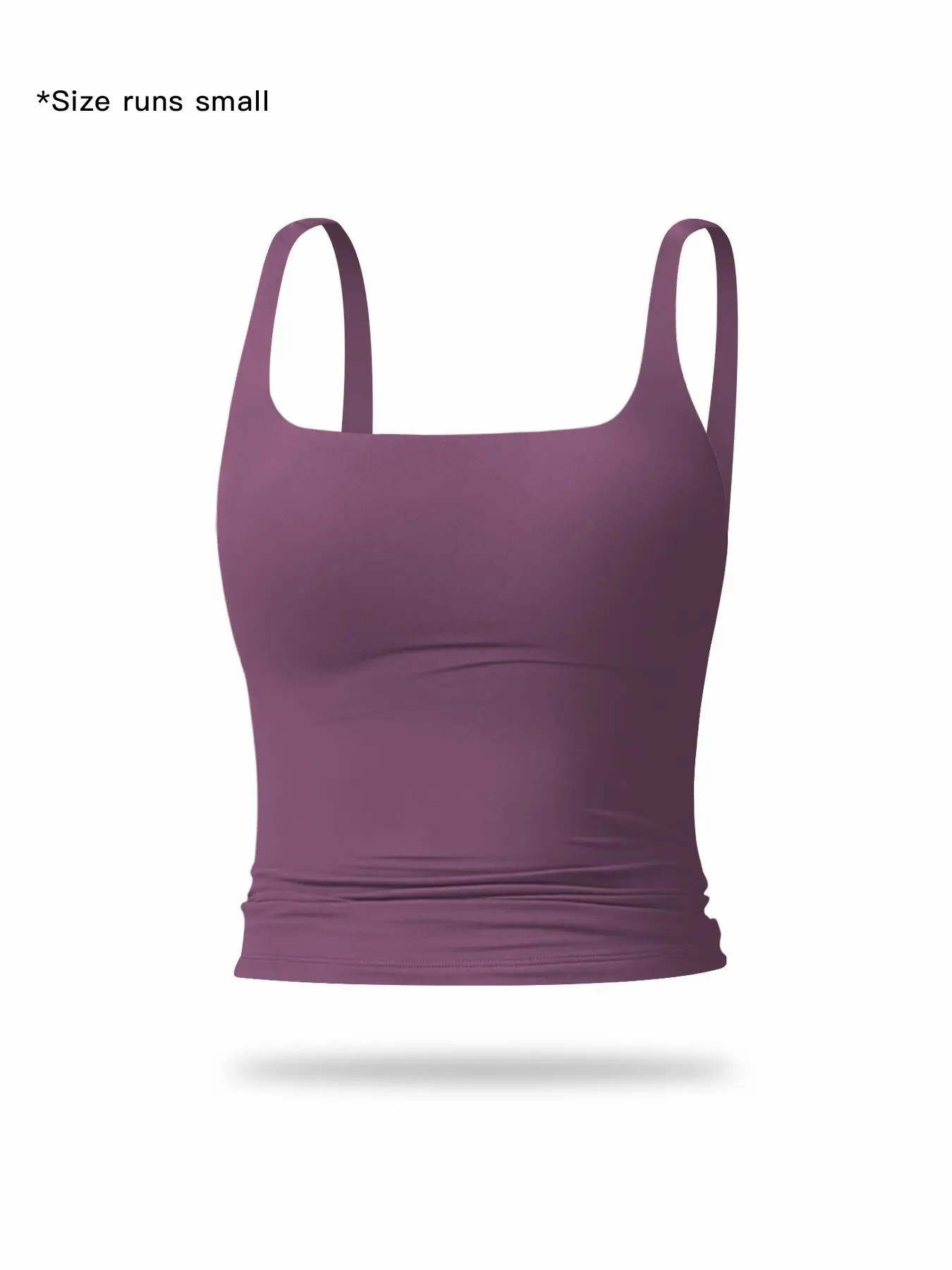 Women's Solid Color Sports Tank Top, Tight Sports Vest, Casual Comfy Breathable Sleeveless Sports Top