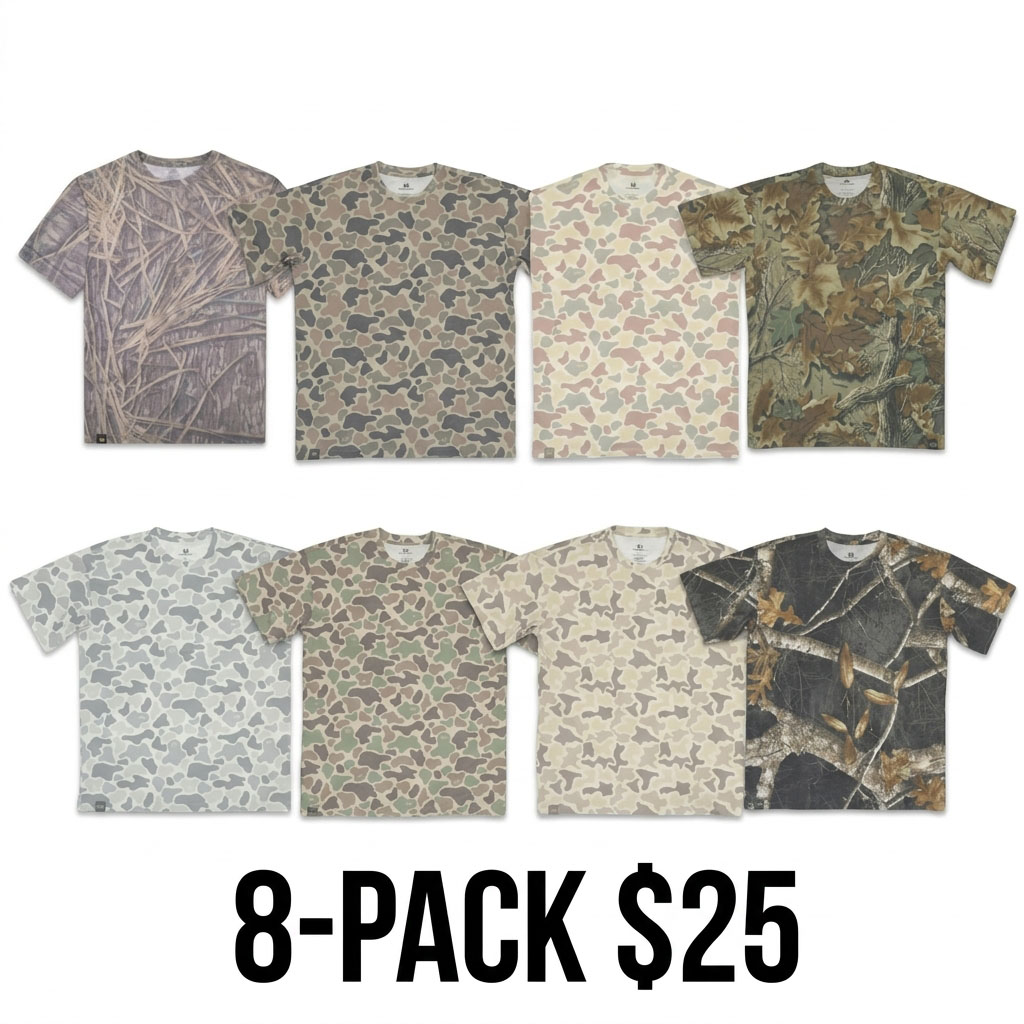 Magic Hat Camo Short Sleeve T-Shirt – Unique Casual Streetwear Tee