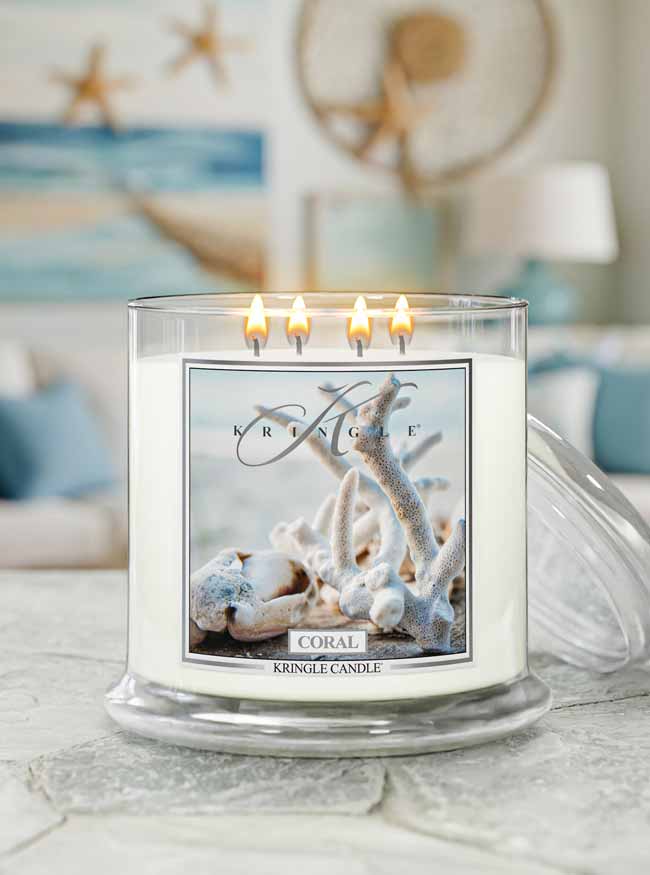 Coral XL Jar 4-Wick | Soy Candle