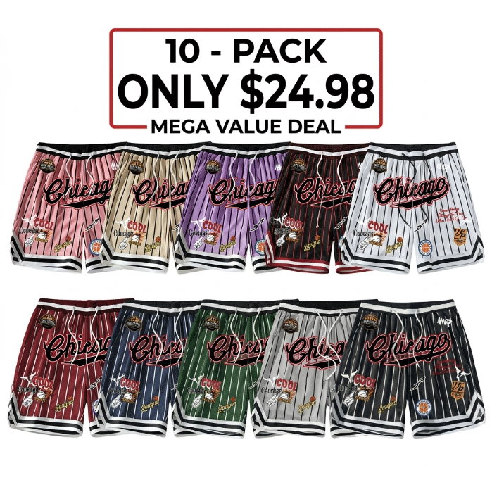 🏀 Men’s Retro MVP Basketball Shorts – Quick-Dry Athletic Streetwear Shorts