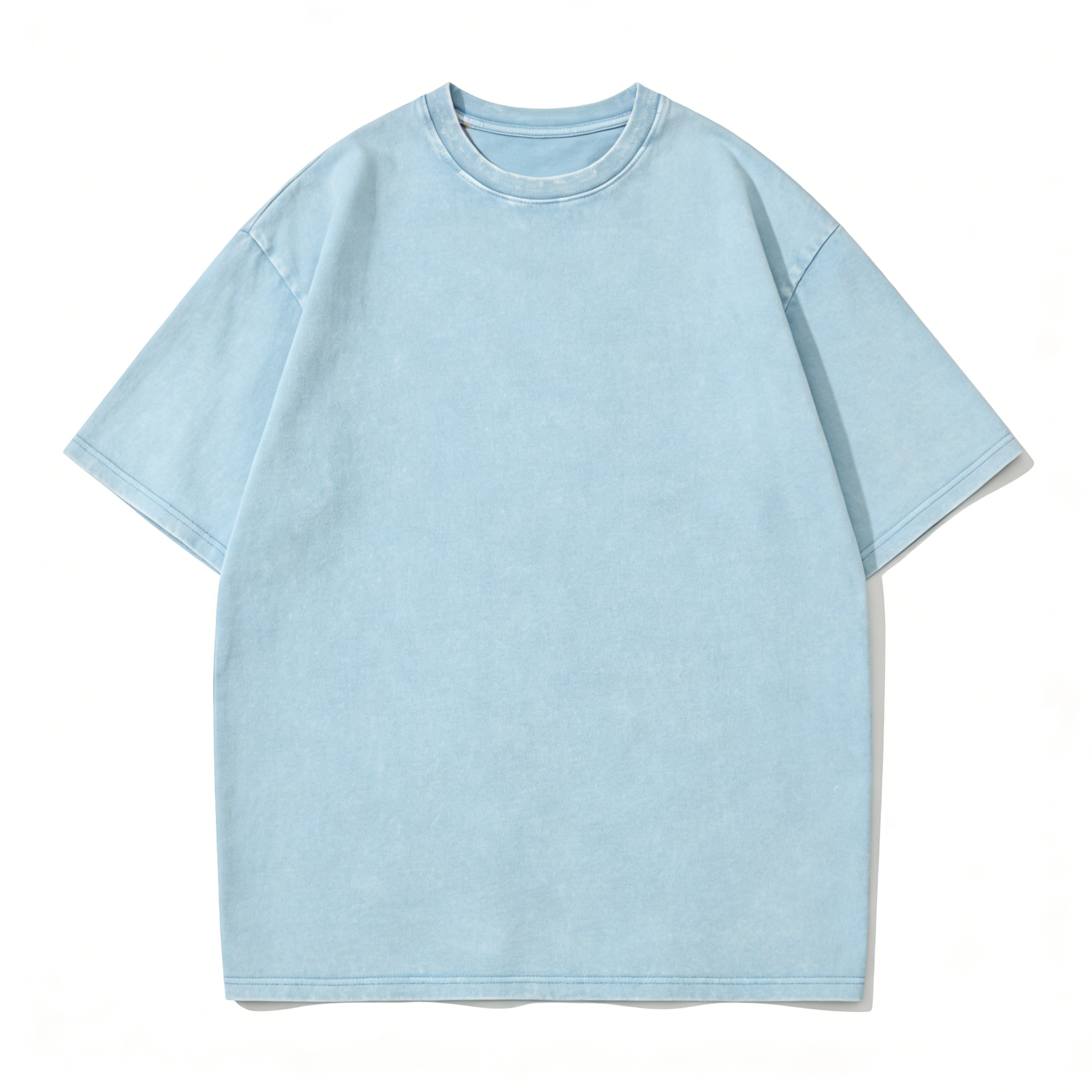 Men's Vintage Acid Wash Heavyweight Oversized Cotton Tee