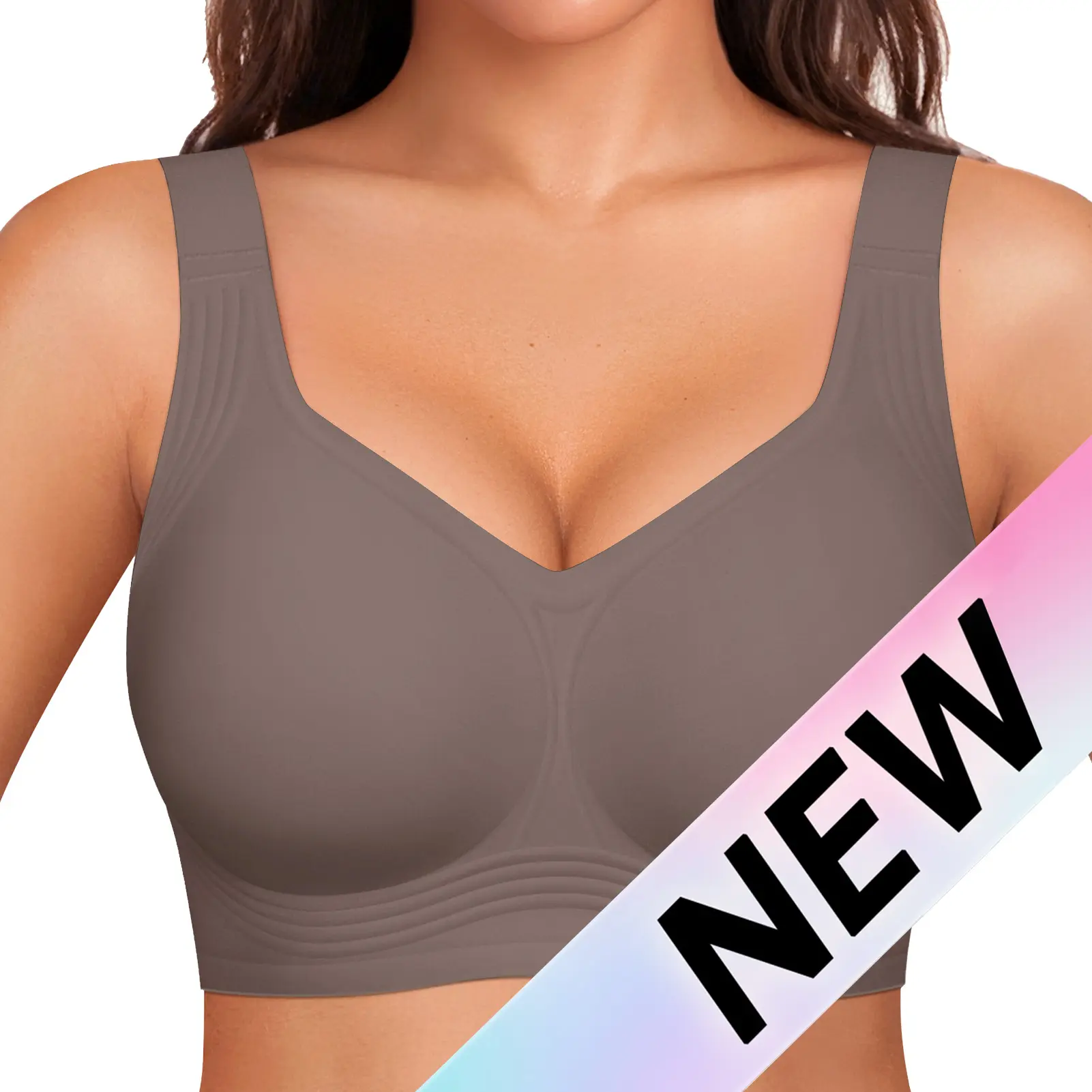 Women Wirefree Bras - Comfortable Wireless Padded Support