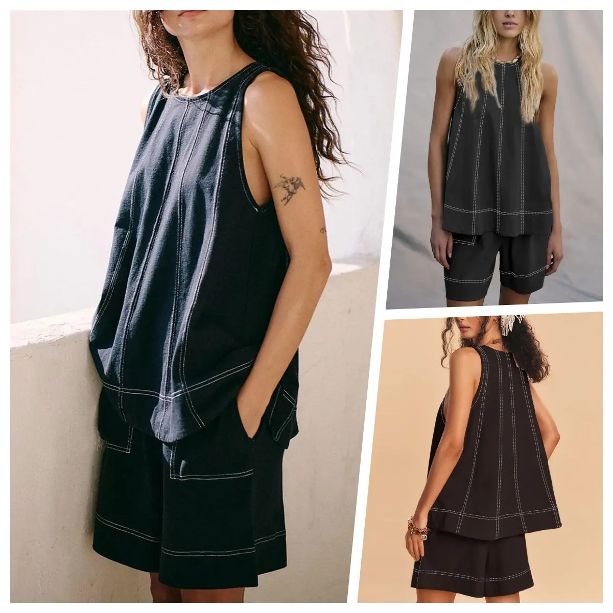 Women's 2-Piece Sleeveless Set