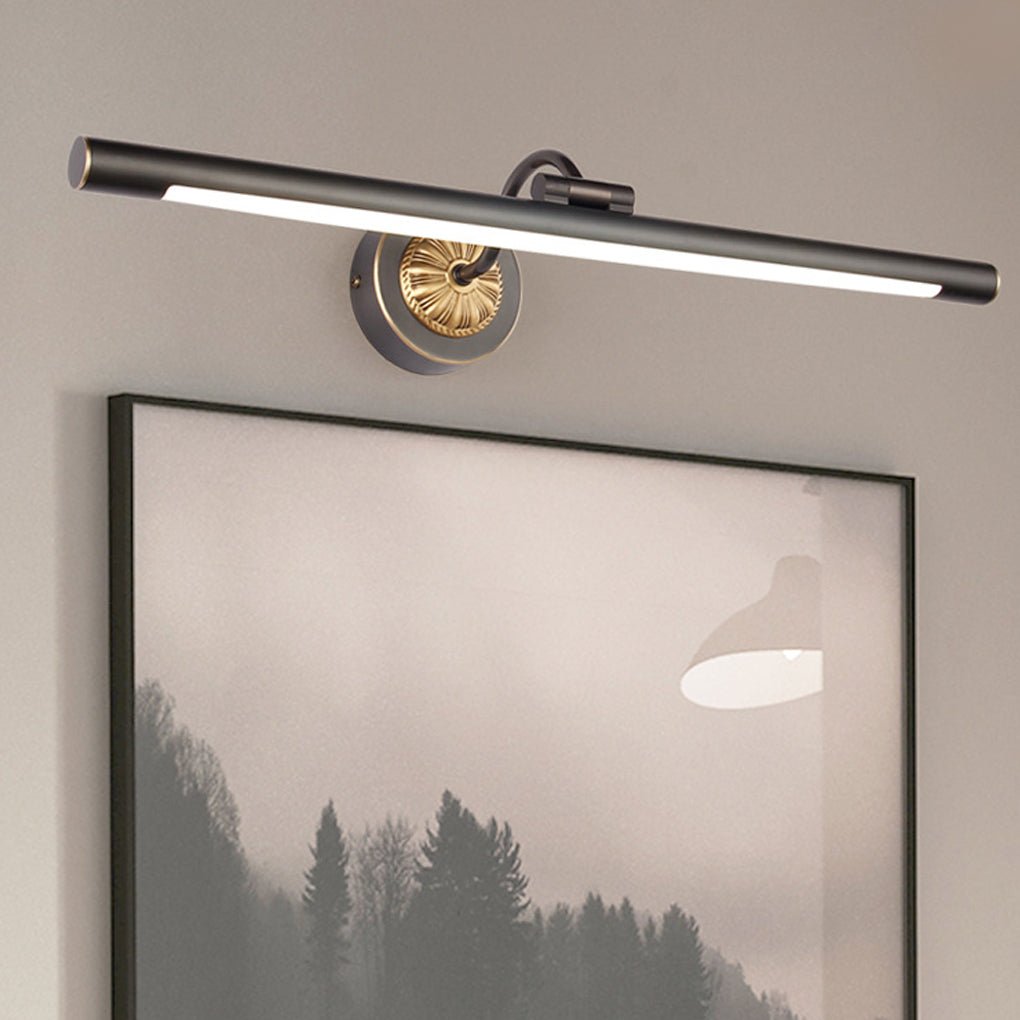 Retro Minimalist 240° Rotatable Moisture-proof LED Dresser Mirror Lamp Wall Lamp for Bathroom