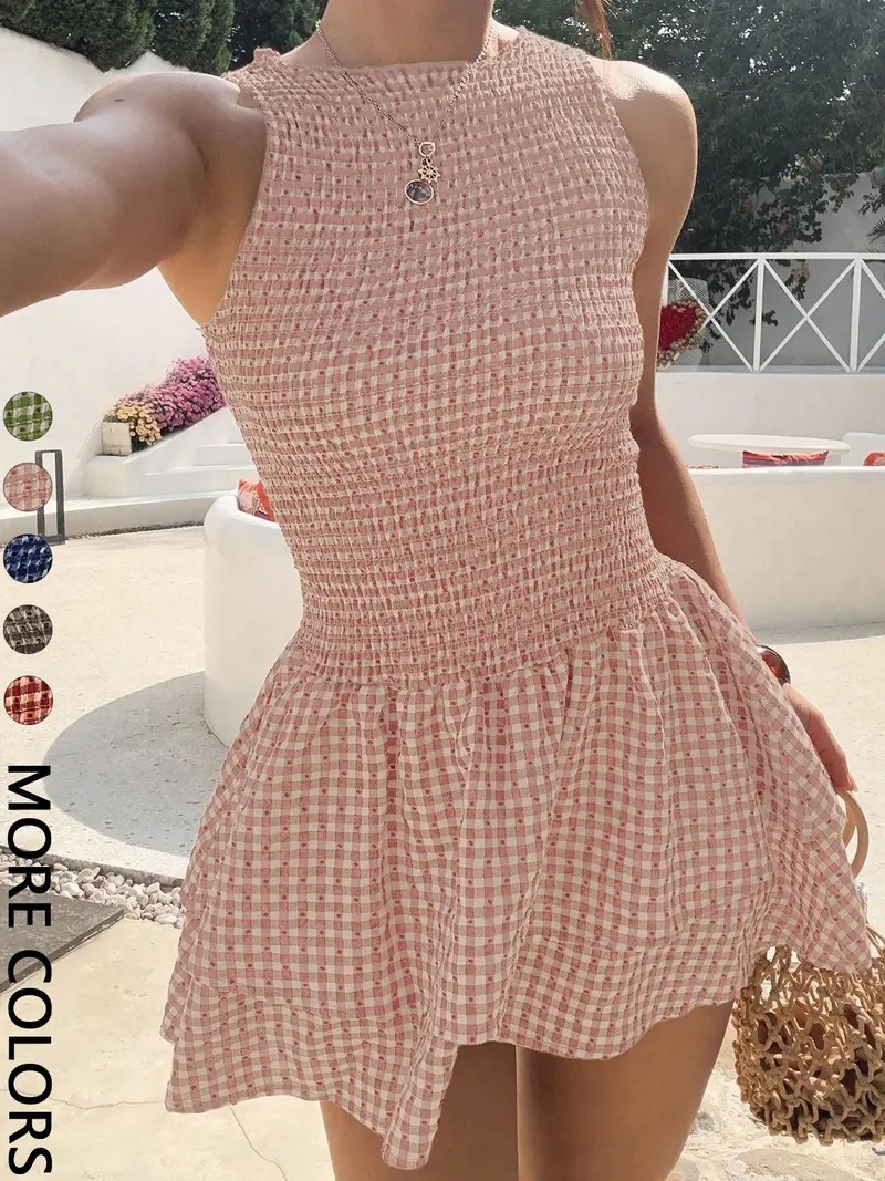 Women's Casual Sleeveless Short Dress
