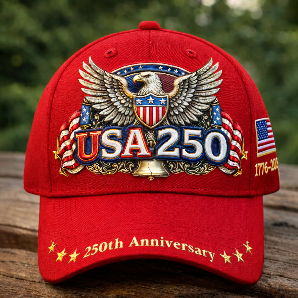 US 250th Anniversary Printed Casual Hat