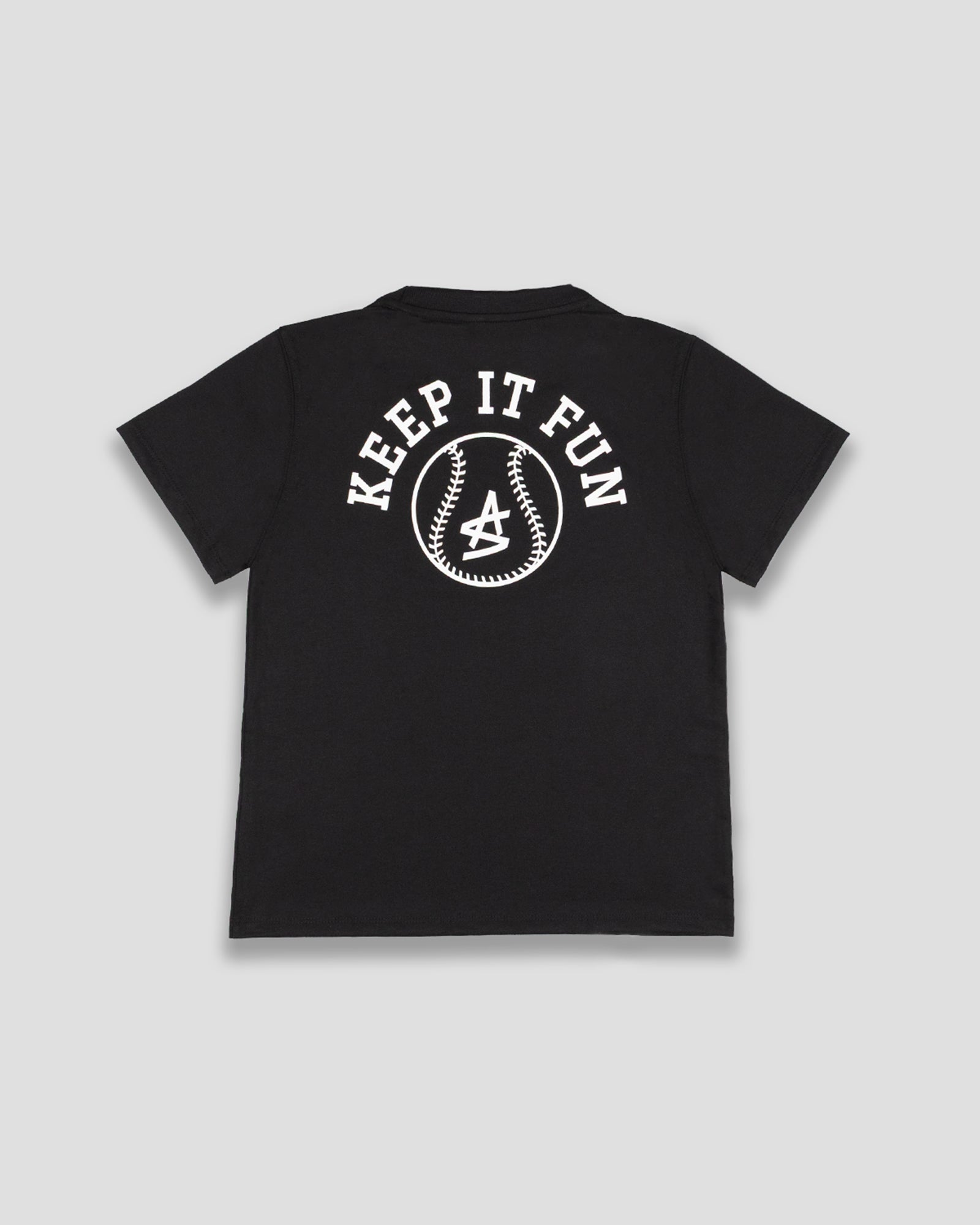 Keep It Fun Block Letter Youth T-Shirt - Baseballism x Austin Schultz