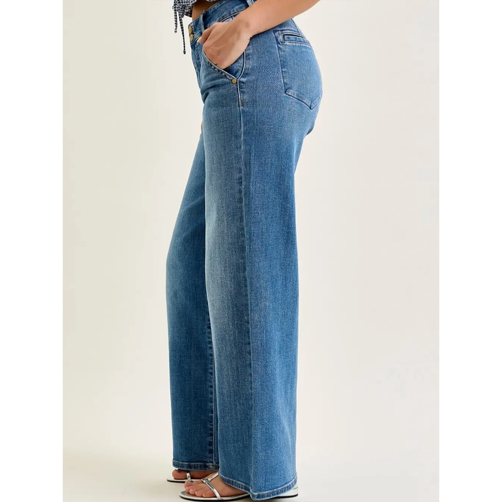 Classy Trouser LIGHT High Waist Wide Leg Jean
