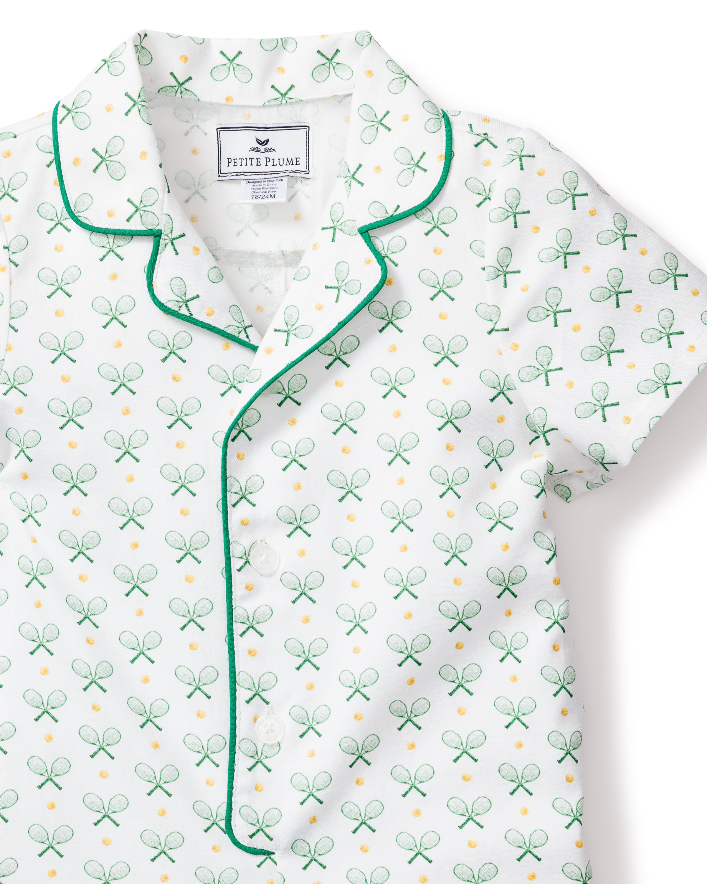 Baby's Twill Summer Romper in Match Point