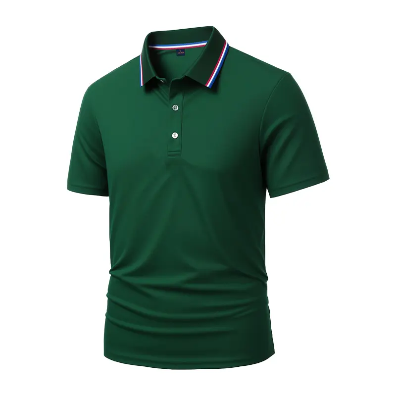 10-Pack Men's Quick-Dry Colorblock Performance Polo Shirts – Casual & Sport Short Sleeve