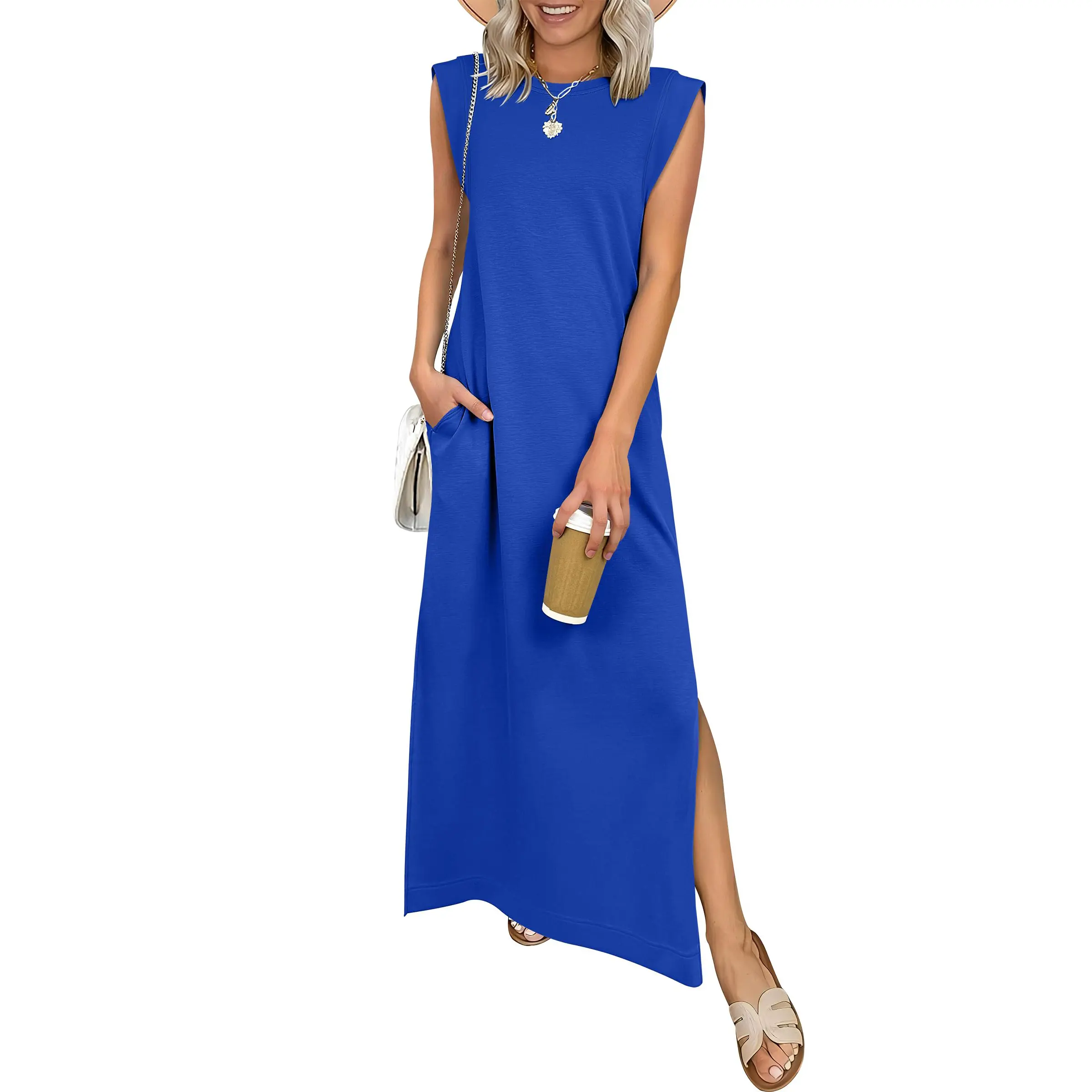 Women's Summer Casual Sleeveless Maxi Dress