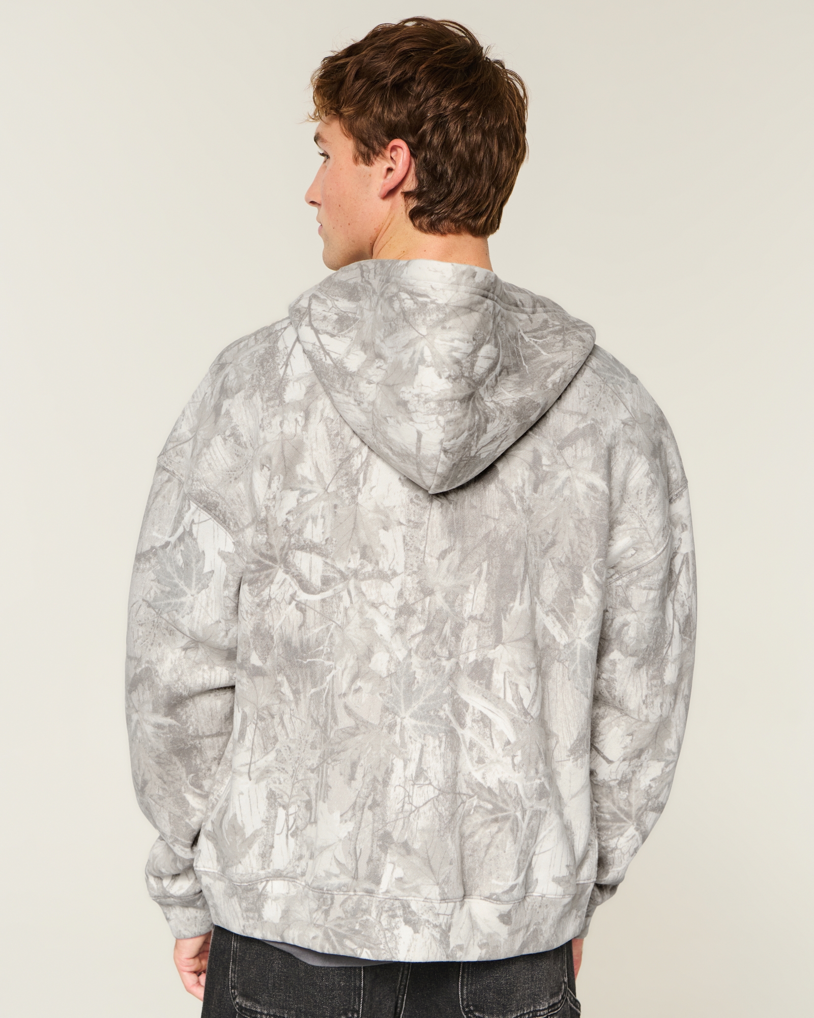 Boxy Zip-Up Hoodie