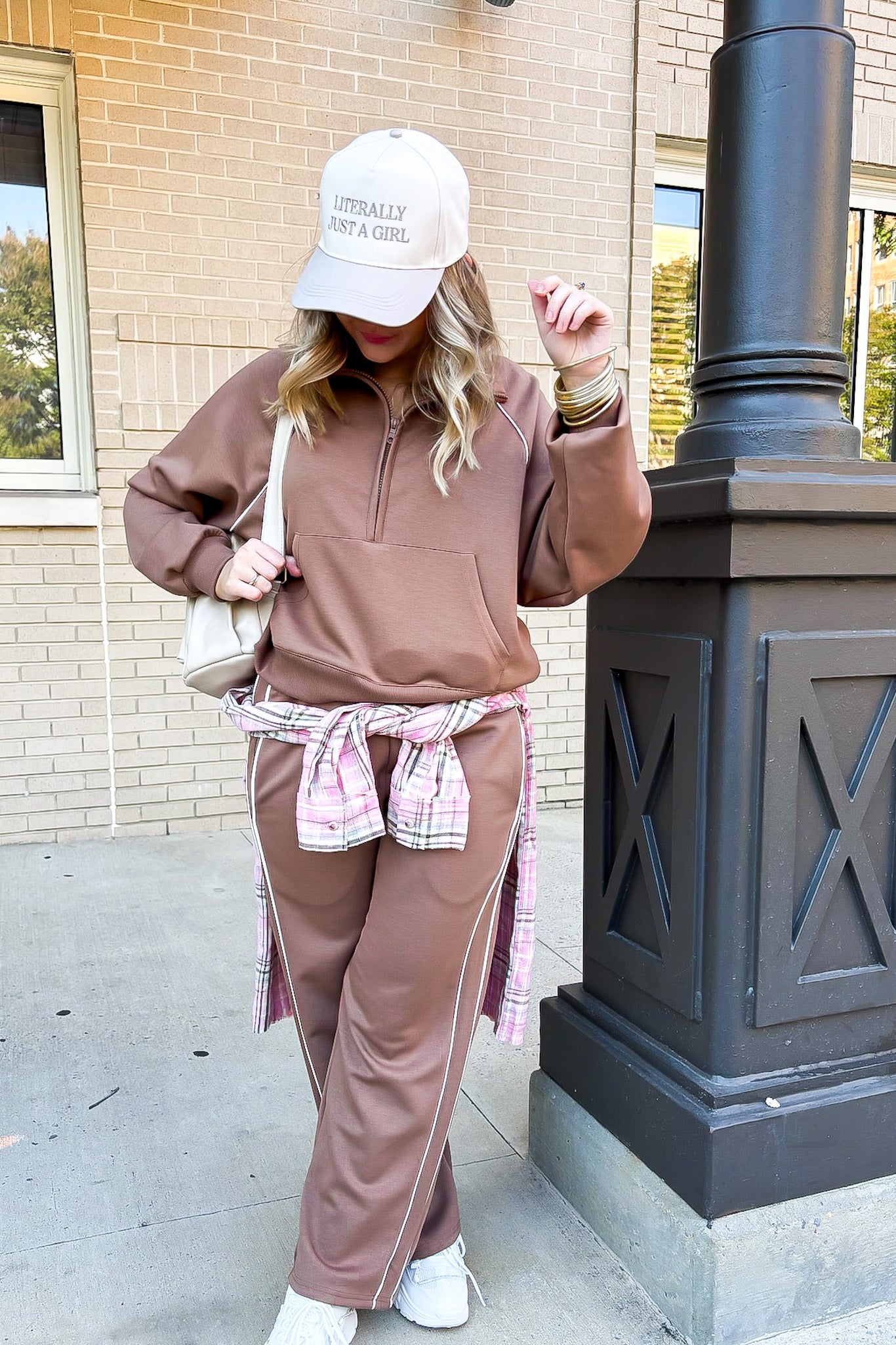 Trackline Wide Leg Knit Comfy Casual Sweat Pants