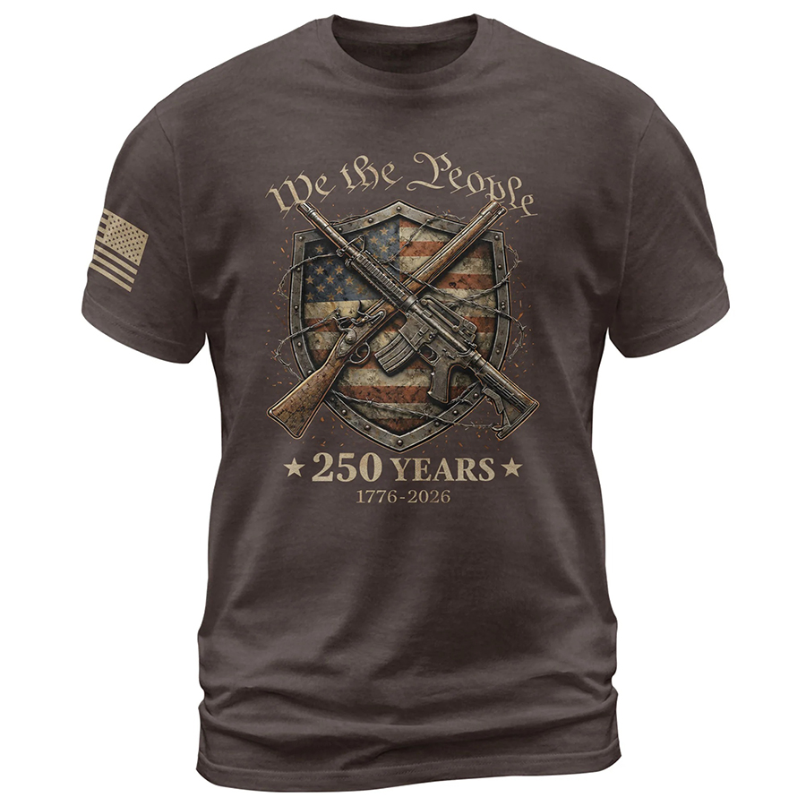 USA 250th Anniversary 250 Years Shirt 1776-2026 We The People Shield
