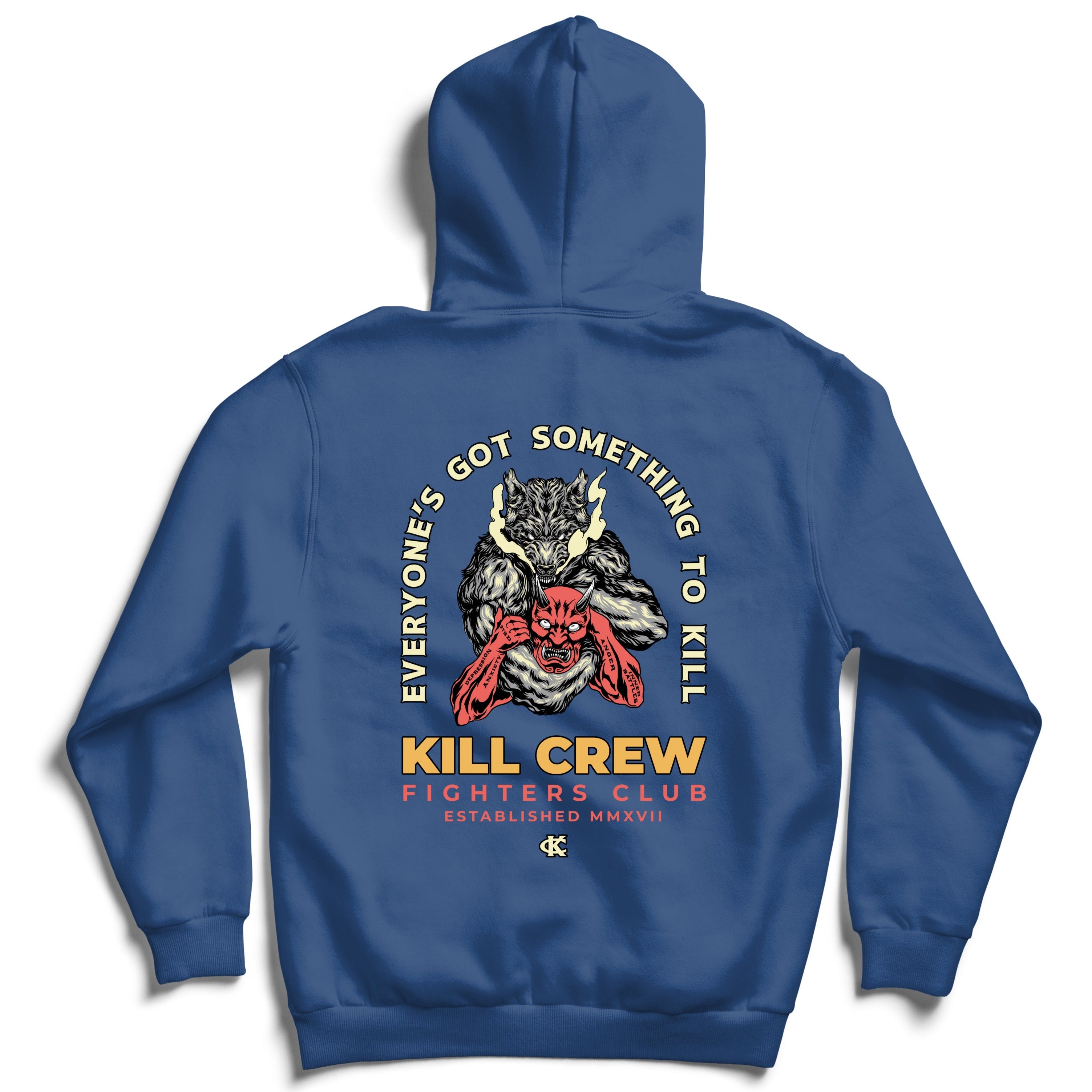 INNER DEMONS HOODIE - BLUE