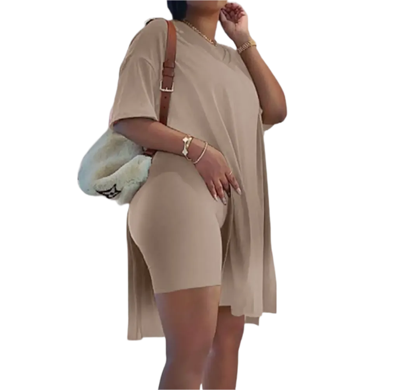 Women's Spring Summer Hooded Top & Lounge Pants Set