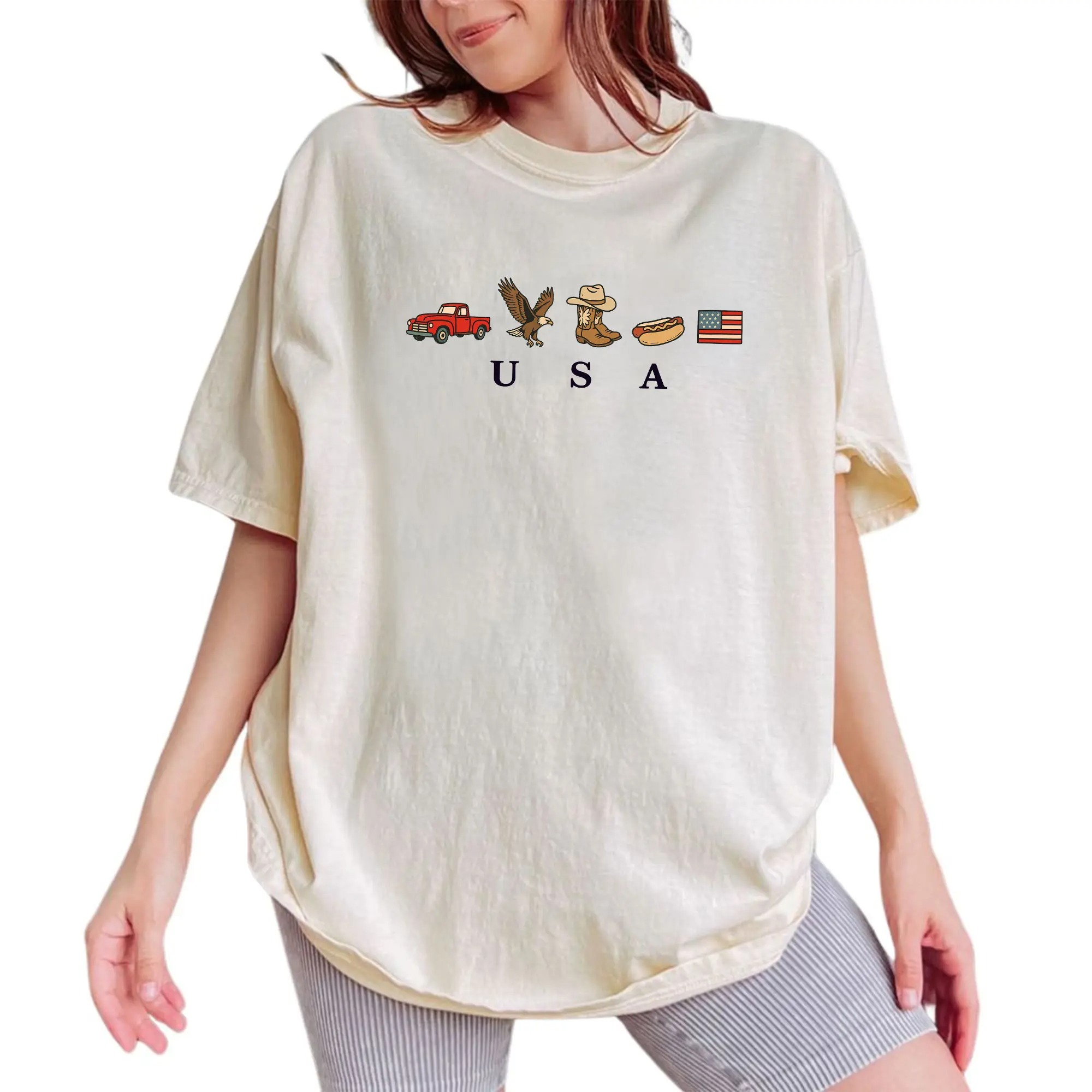 🇺🇸 Vintage USA Patriotic Graphic T-Shirt