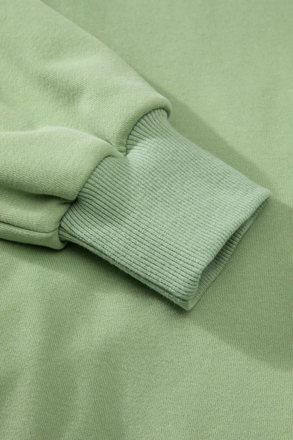 Smoke Solid O Neck High Low Hem Pullover Sweatshirt
