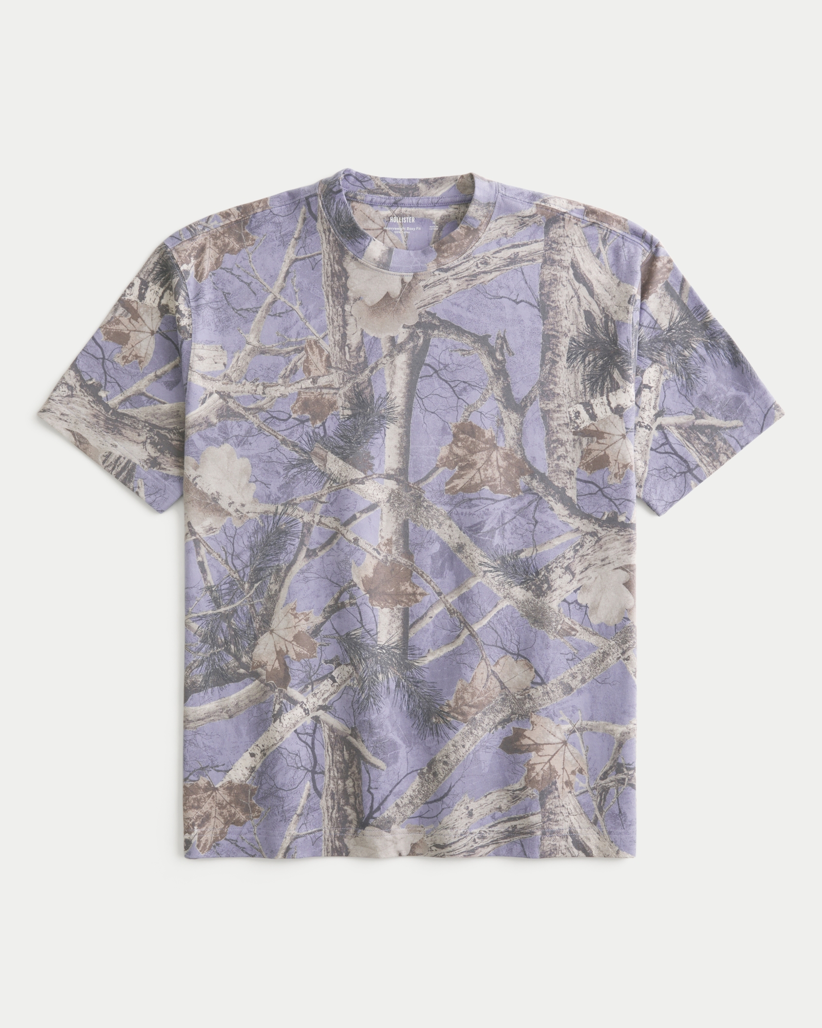 Boxy Heavyweight Washed Cotton Crew T-Shirt