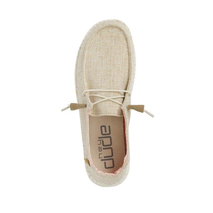 DUDE WOMEN'S WENDY CHAMBRAY WHITE NUT - 121410121