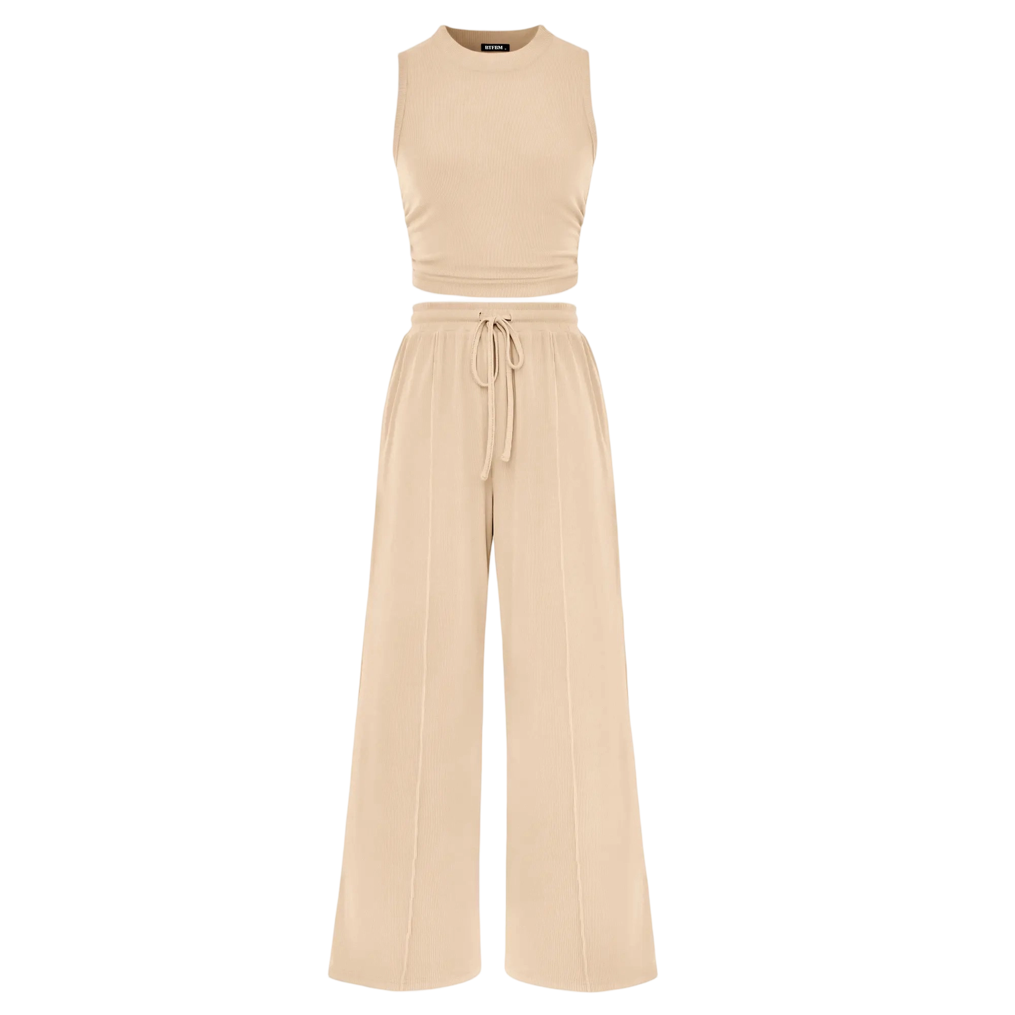 Women's Ribbed Knit Lounge Set