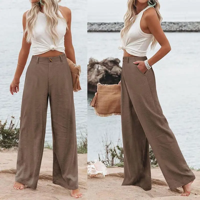 Womens Cotton Linen Pants (Just $3 Each!)