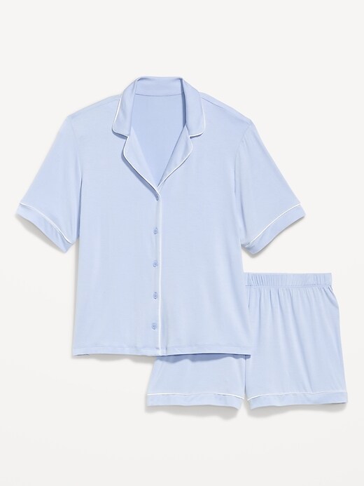 Sunday Sleep Knit Jersey Short Set Float Your Boat