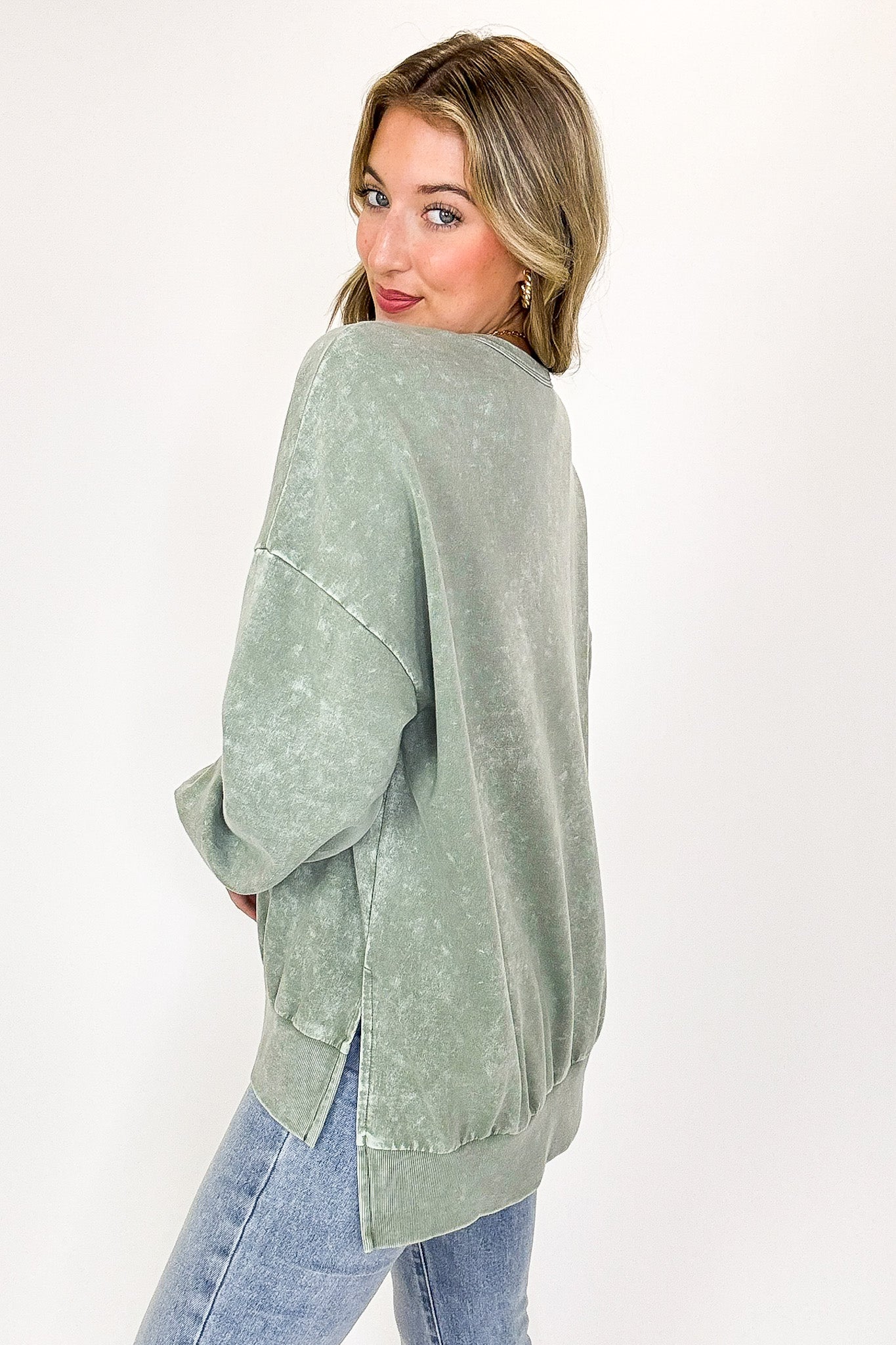 Vintage Mineral Wash Pullover