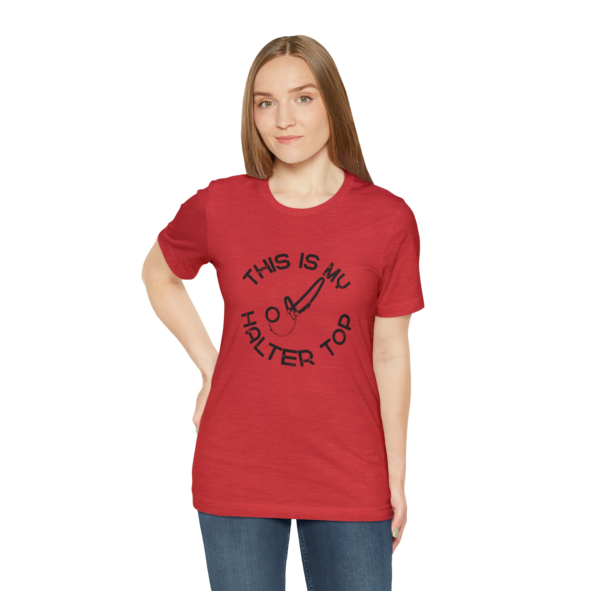 This is My Halter Top Unisex Jersey Short Sleeve Tee