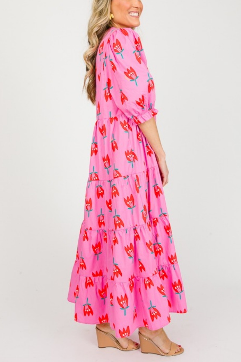 Karlie Poppy Strawberry Maxi