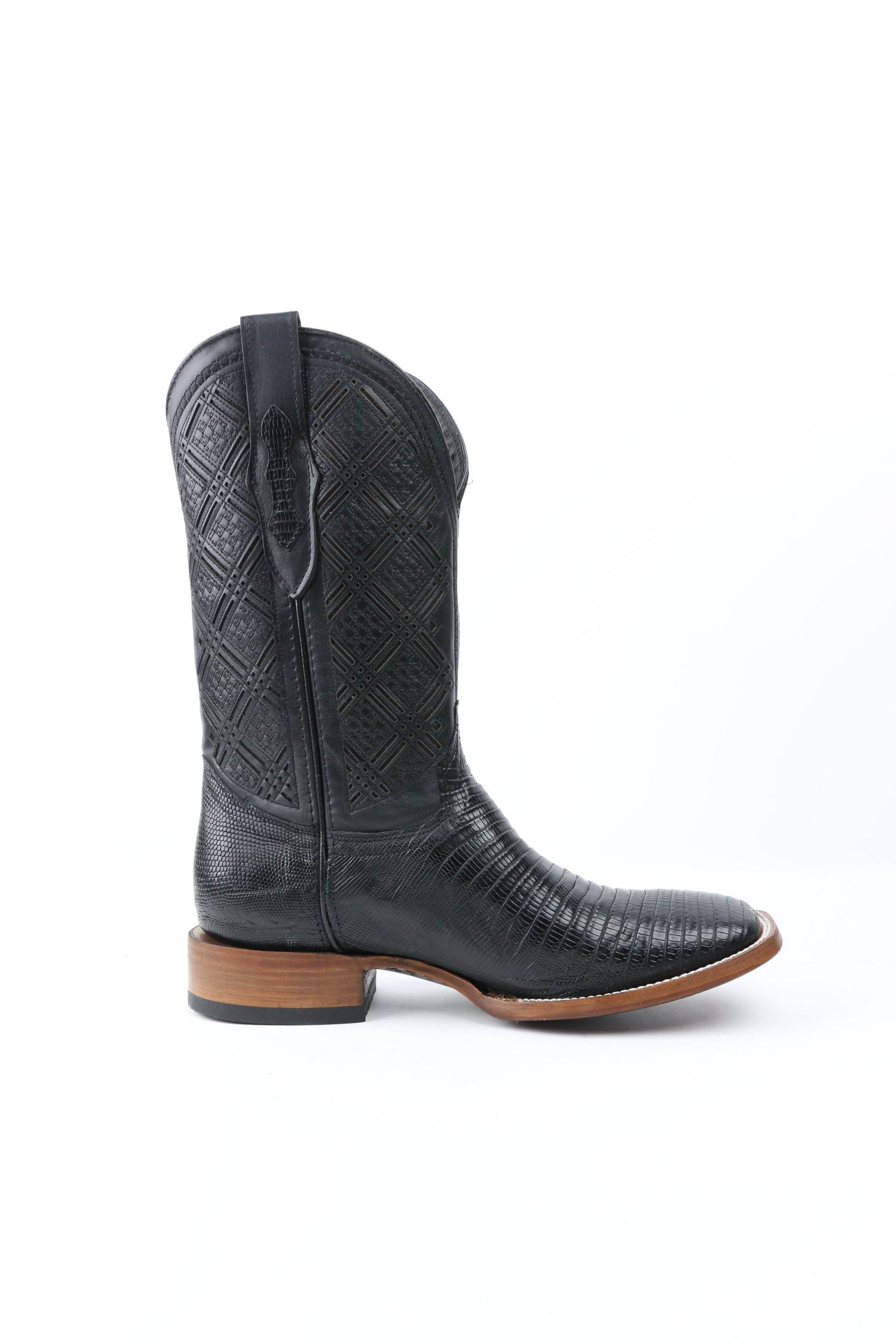 Chero's Premium Exotic Teju Lizard Noir Clearance Sale 70%OFF