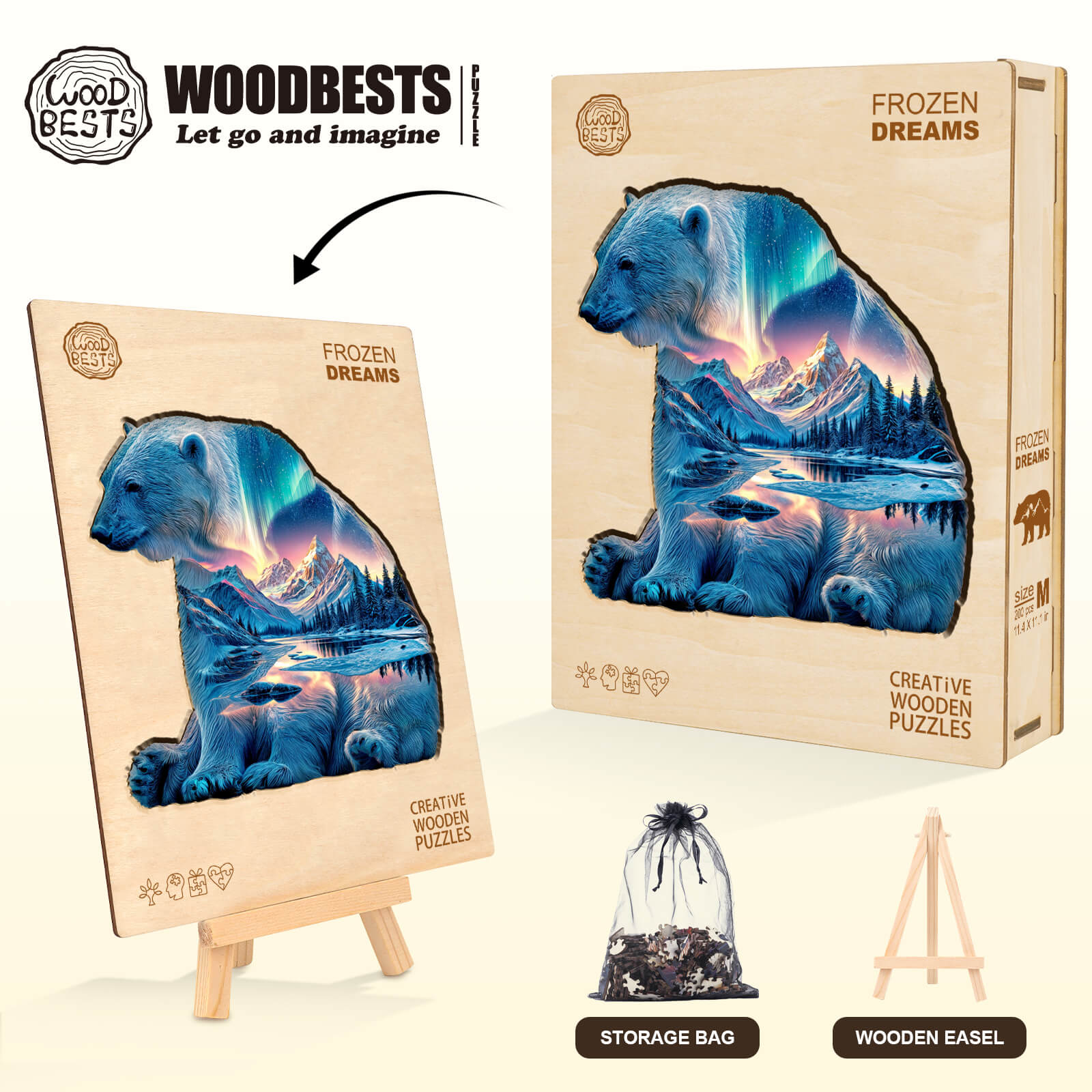 Frozen Dreams Wooden Jigsaw Puzzle