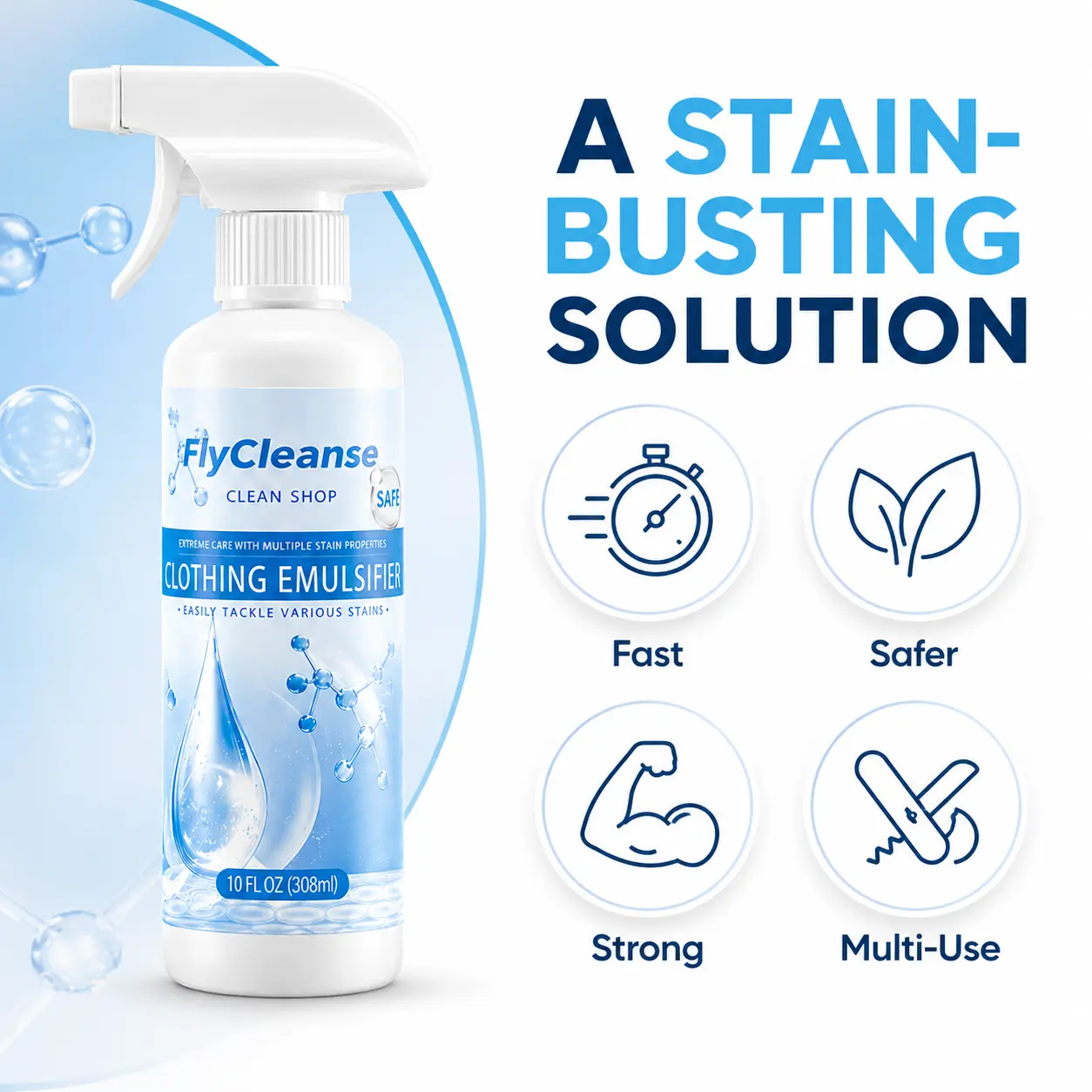Stain and Food Residue Cleaning Spray—An Essential for Home Cleaning and Care
