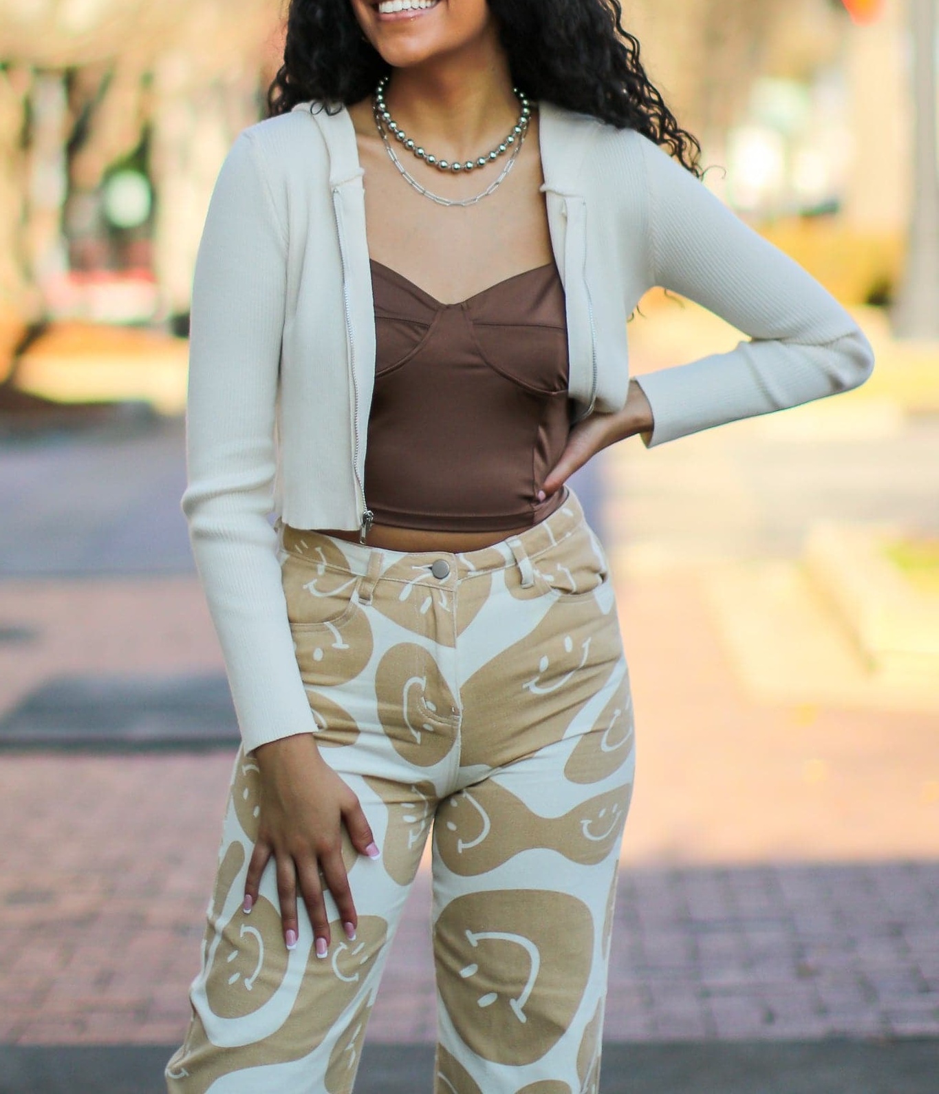 Crop Zip Hoodie