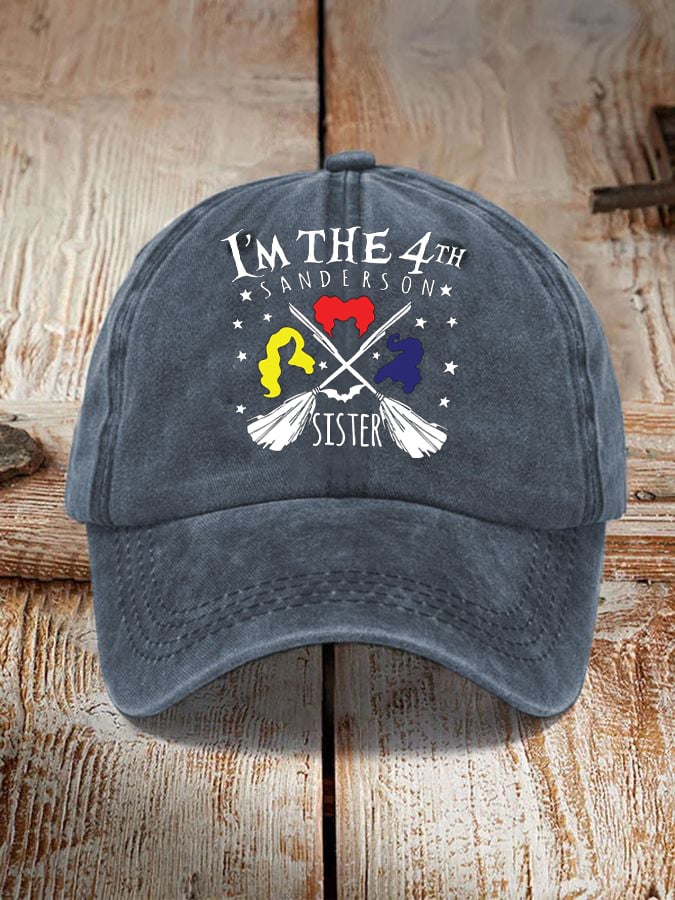 I'm The 4th Sanderson Sister Print Sun Hat