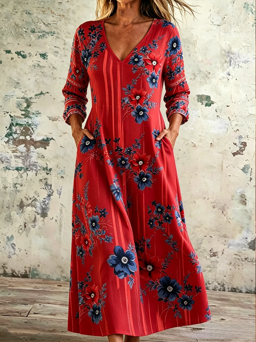 Women's 250th Anniversary Printed Casual Dress