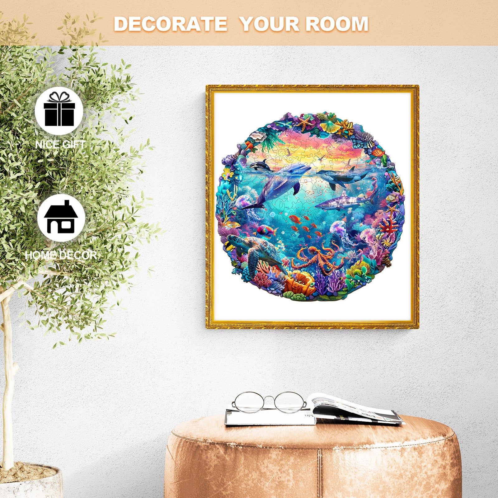 Sea World Wooden Jigsaw Puzzle