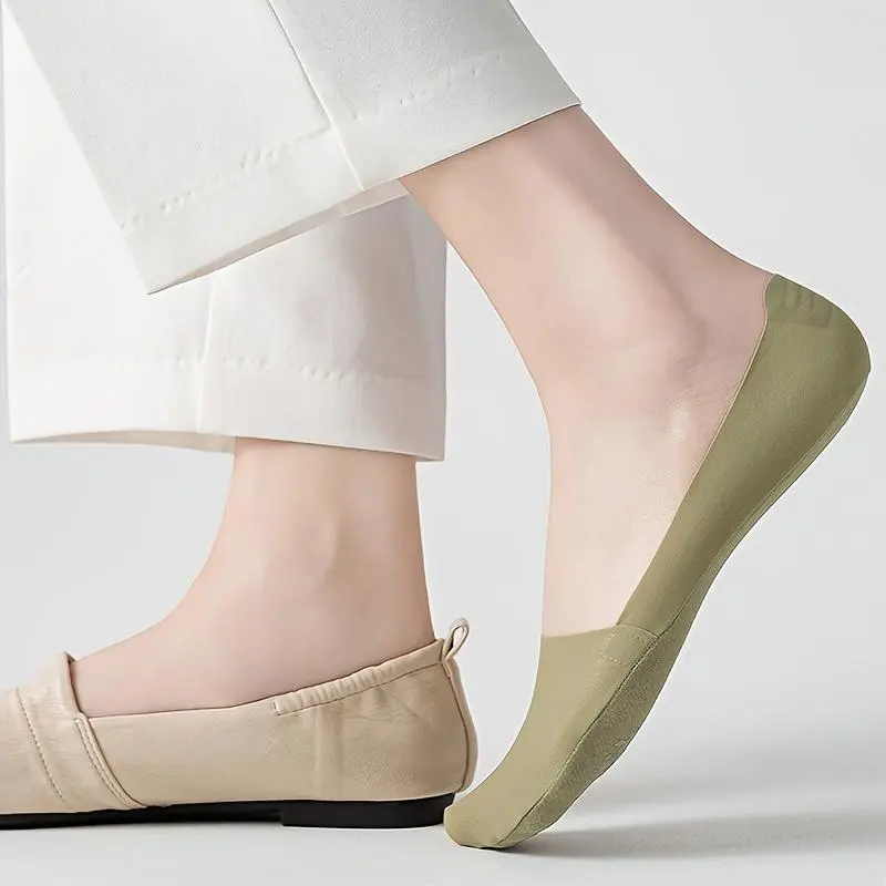 Women's No-Show Socks – Comfortable, Breathable Polyester Low-Cut Socks