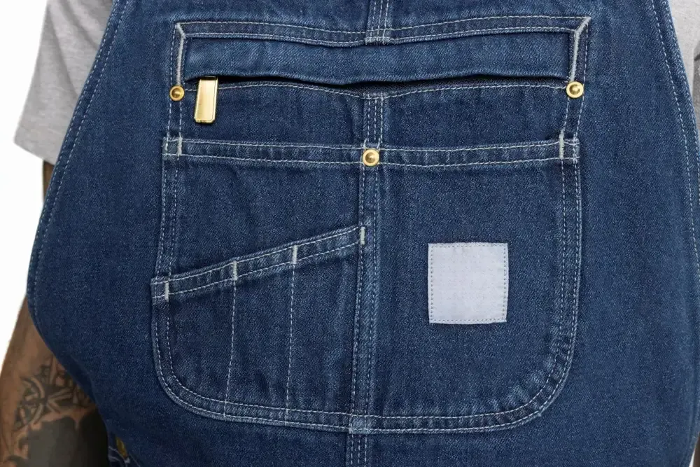🔥Last Day Promotion!Men's Denim Bib Overalls, Workwear with Adjustable Straps and Convenient Tool Pockets