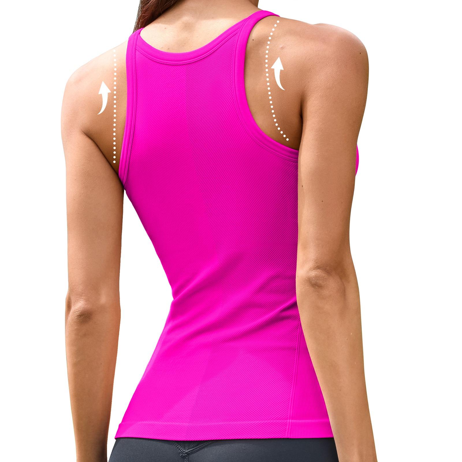 Women Workout Tank Tops with Built in Bra