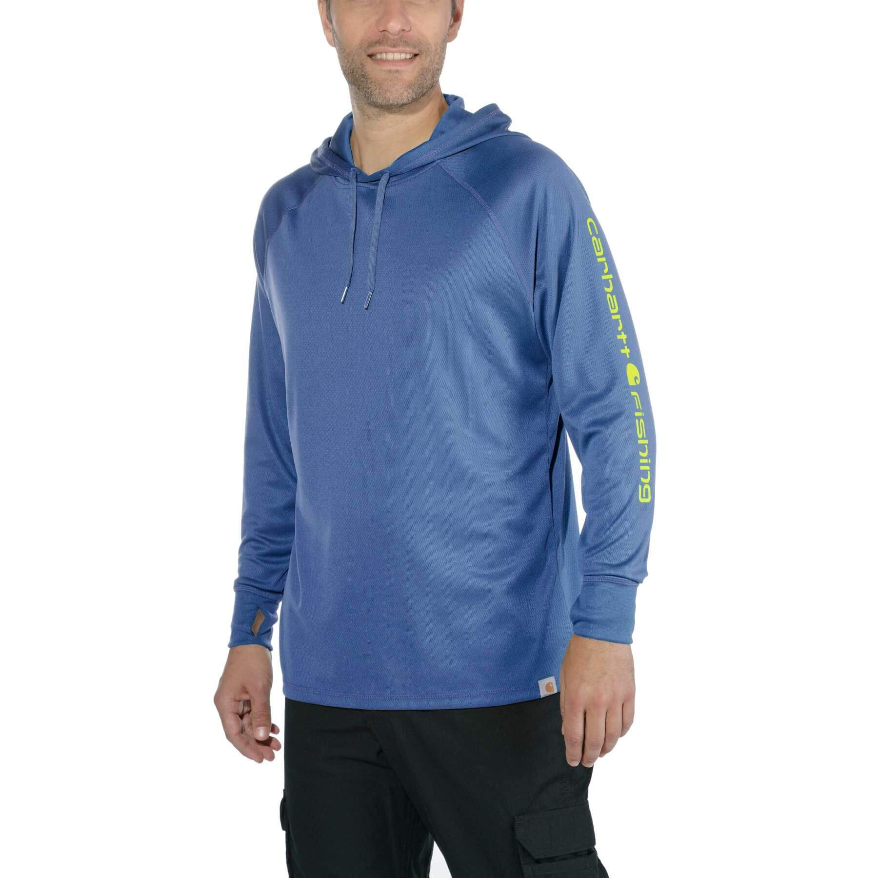 CHT Fishing Logo Hooded Long Sleeve T-Shirt 103572