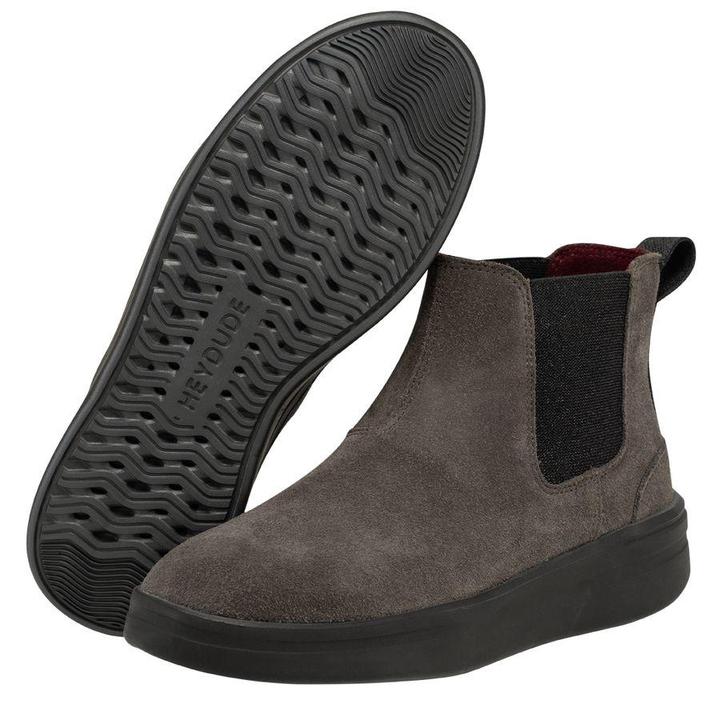 DUDE WOMEN'S VIC SUEDE SHADOW GREY  - 122023245