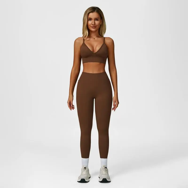 Women’s Activewear Set – Cute Sports Bra & Yoga Pants for Gym or Lounge