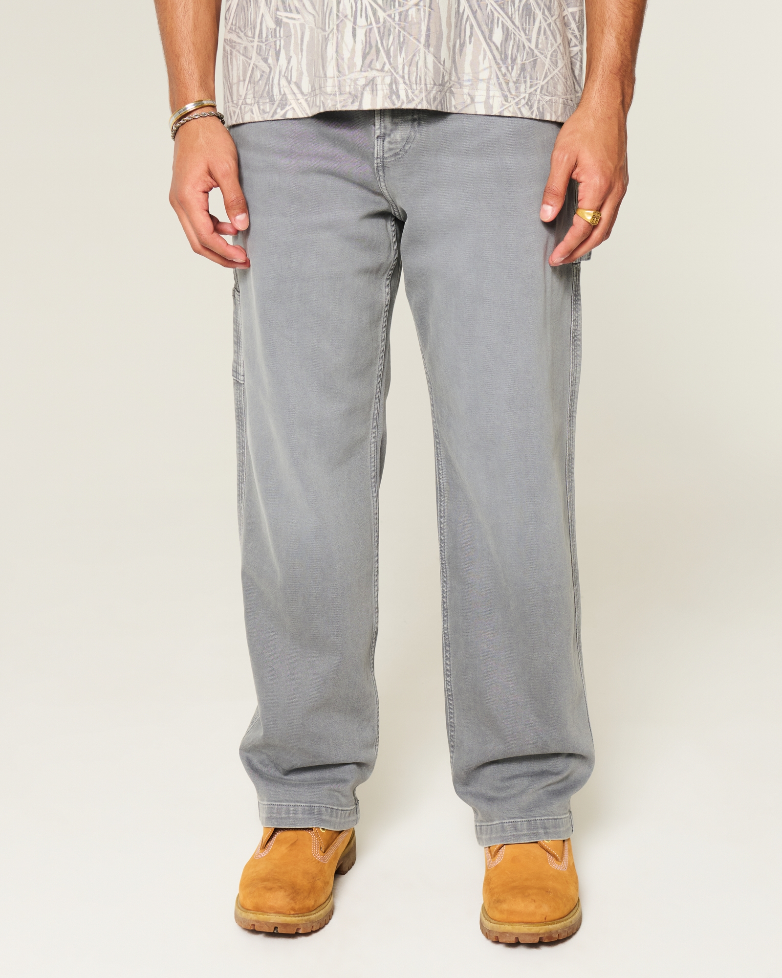 Light Wash Baggy Jeans